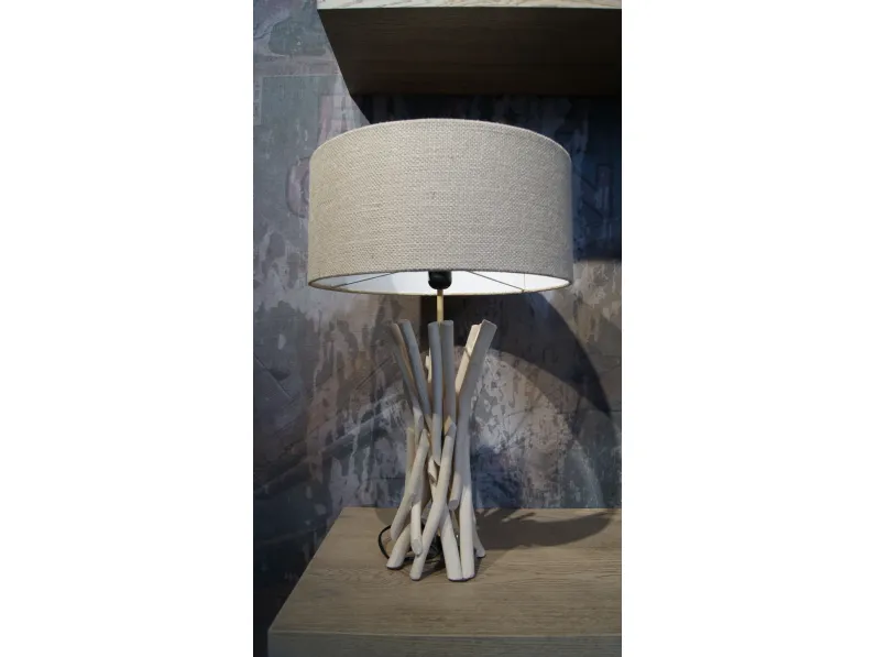 Lampada Ideal lux Driftwood tl1 a PREZZI OUTLET