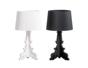 Lampada da tavolo Bourgie 9077 Kartell bianca con sconto esclusivo