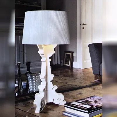 Da tavolo stile Moderna 9077 bourgie lampada da tavolo bianca kartell Kartell in offerta outlet