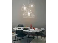 Lampada a sospensione in plastica Fly Kartell a prezzo scontato