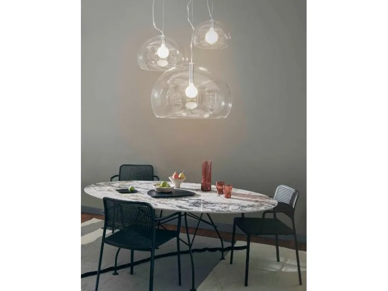 A sospensione Kartell Fly stile Moderna con forte sconto