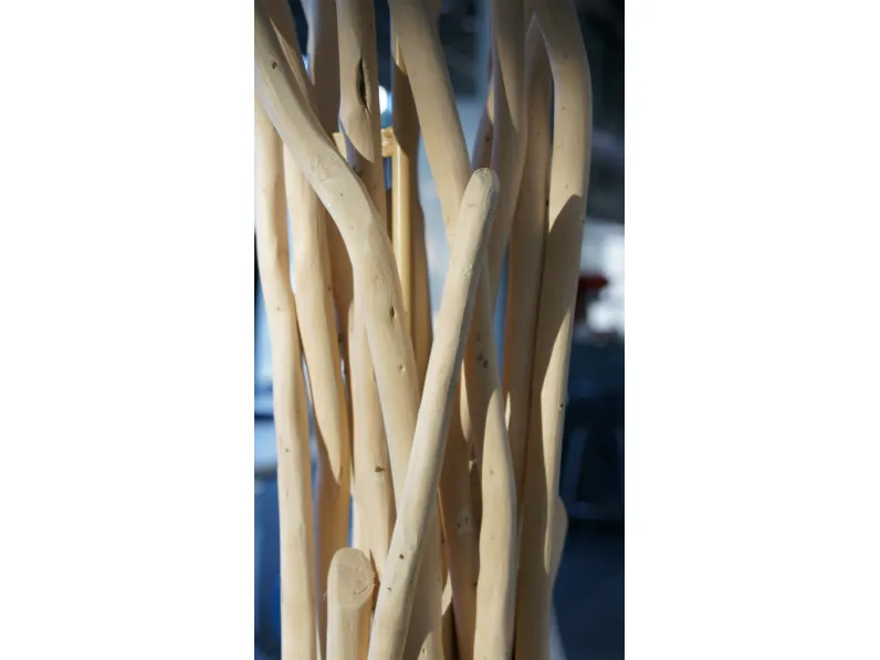 Da terra stile Etnico Lampada a piantana drift wood Ideal lux in offerta