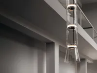 Lampada Noctambule suspension 2 low cylinder and cone Flos in OFFERTA OUTLET