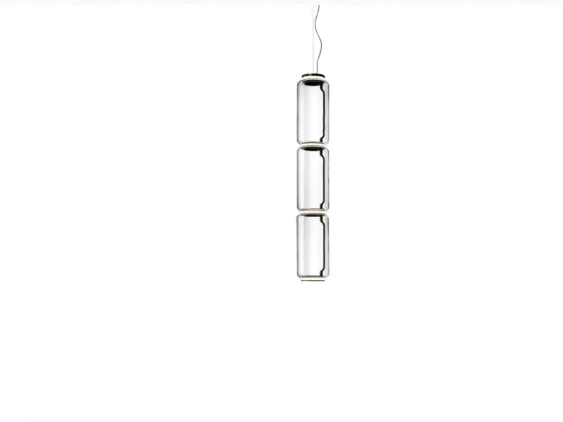 Lampada Noctambule suspension 3 low cylinder  Flos in OFFERTA OUTLET