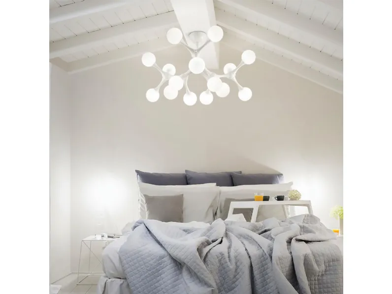 Lampada Nodino cromo lucido d.cm 89 Ideal lux in OFFERTA OUTLET