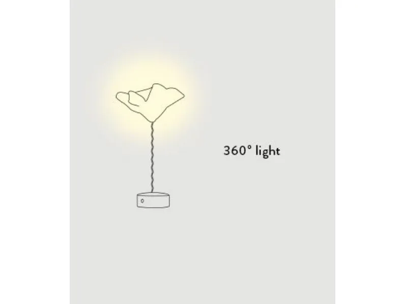 Lampada da tavolo Lafleur Slamp in Offerta Outlet. Un must per arredatori!