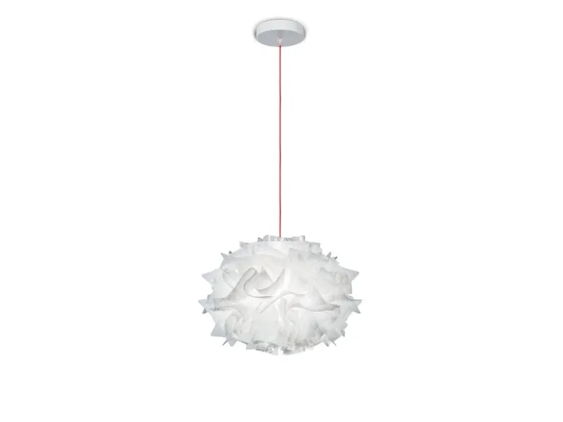 Lampada a sospensione Veli couture mini single suspension Slamp a prezzo Outlet 