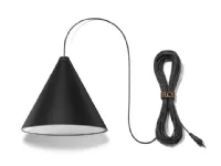 Lampada String light  testa a cono  cavo 22mt Flos in OFFERTA OUTLET