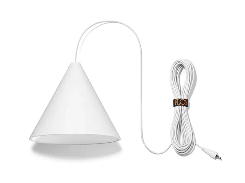 Lampada String light  testa a cono  cavo 22mt Flos in OFFERTA OUTLET