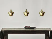 Lampada a sospensione Studio italia design Lampada a sospensione in vetro soffiato oro lodes stile Moderno a prezzi outlet