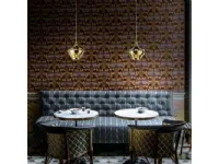 Lampada a sospensione Studio italia design Lampada a sospensione in vetro soffiato oro lodes stile Moderno a prezzi outlet