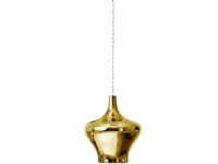 Lampada a sospensione Studio italia design Lampada a sospensione in vetro soffiato oro lodes stile Moderno a prezzi outlet