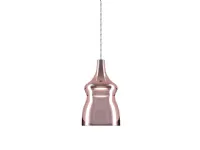 Lampada a sospensione Studio italia design Lampada studio italia design lampada a sospensione in vetro soffiato oro rosa lodes stile Moderno con forte sconto