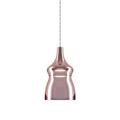 Lampada a sospensione Studio italia design Lampada studio italia design lampada a sospensione in vetro soffiato oro rosa lodes stile Moderno con forte sconto