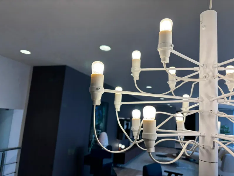 A sospensione 2097/18 frosted bulbs Flos a prezzo Outlet 