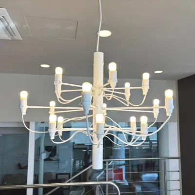 A sospensione 2097/18 frosted bulbs Flos a prezzo Outlet 
