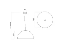 A sospensione Collezione esclusiva Cassis lumicom sospensione 40 cm Altri colori a prezzi convenienti