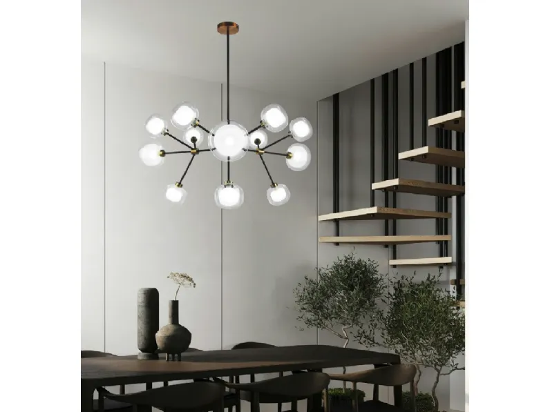 A sospensione in vetro Mod milano Collezione esclusiva in Offerta Outlet