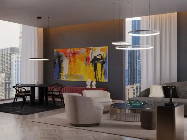 A sospensione Collezione esclusiva Orion redo sospensione led 58w stile Moderna a prezzi outlet
