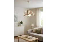 A sospensione in metallo Fiocco tortora leolux sospensione Collezione esclusiva a prezzo Outlet