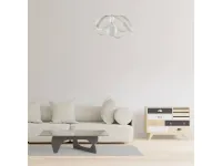 A sospensione in metallo Fiocco tortora leolux sospensione Collezione esclusiva a prezzo Outlet