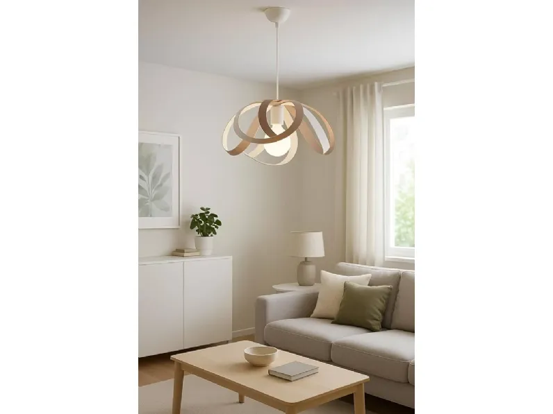 A sospensione in metallo Fiocco tortora leolux sospensione Collezione esclusiva a prezzo Outlet