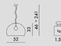 A sospensione Kartell Fl/y stile Design a prezzi outlet