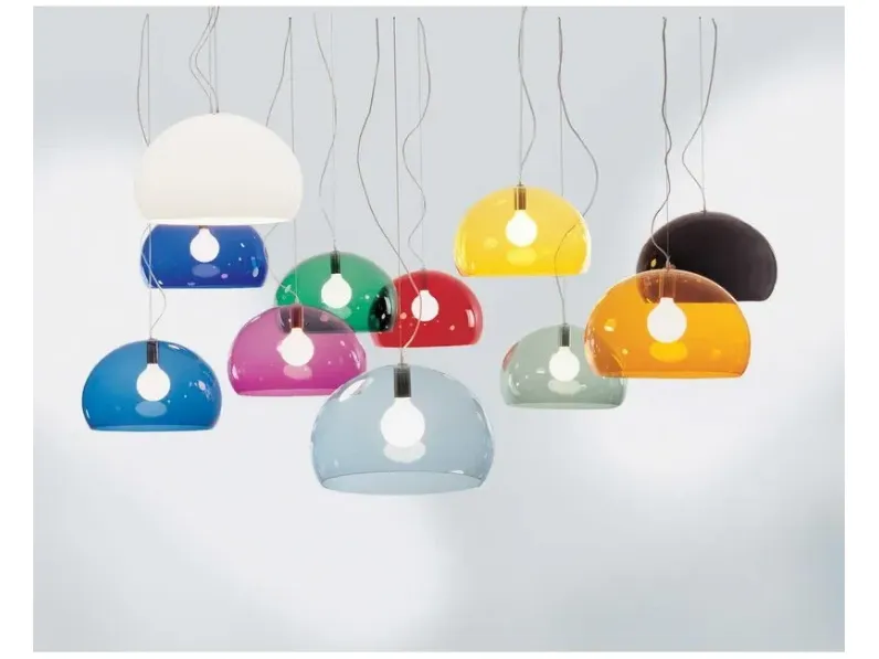 A sospensione Kartell Fl/y stile Design a prezzi outlet