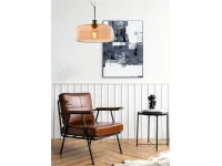 A sospensione in vetro Muse leolux sospensione vetro ambra Collezione esclusiva a prezzo Outlet