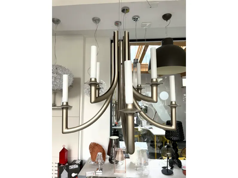 A sospensione Kartell Khan metal stile Design a prezzi outlet