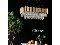 A sospensione in cristallo Lampada mod clarissa 2813  Collezione esclusiva a prezzo Outlet