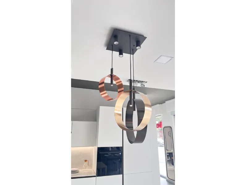 A sospensione Lampada riflessi led loop s3 Riflessi a prezzo Outlet 