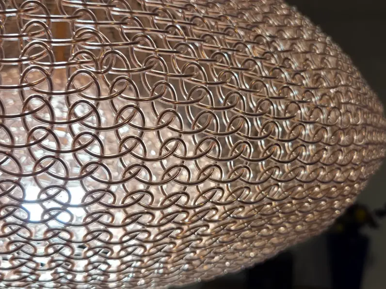 A sospensione Lampada sospensione intreccio filo rame  Ideal lux in Offerta Outlet 