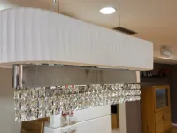 A sospensione Lampada sospensione tavolo svarowsky  Fabbian in Offerta Outlet 