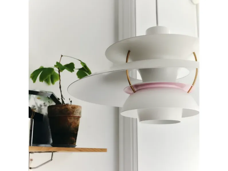 A sospensione Louis poulsen Ph5  Bianco a prezzi outlet