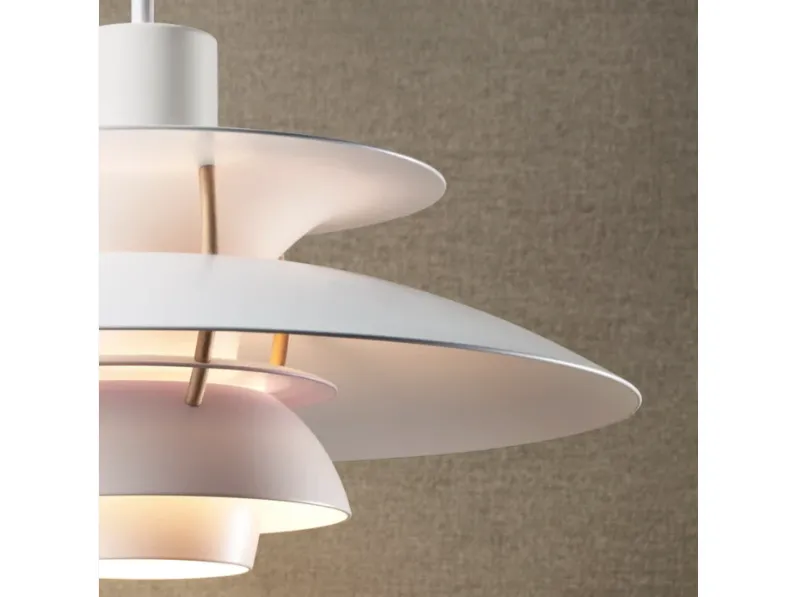 A sospensione Louis poulsen Ph5  Bianco a prezzi outlet