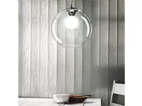 Lampada Nemo trasparente d30 sospensione Collezione esclusiva in OFFERTA OUTLET