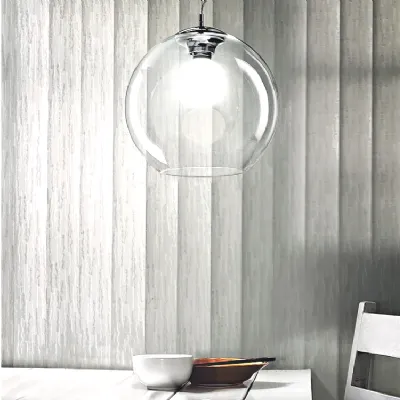 Lampada Nemo trasparente d30 sospensione Collezione esclusiva in OFFERTA OUTLET