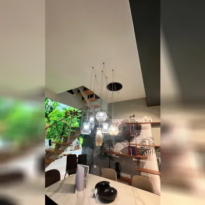 A sospensione stile Design Lampada ondaluce Ondaluce in offerta outlet