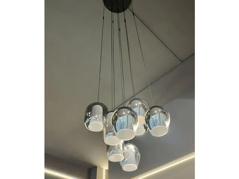 A sospensione stile Design Lampada sospesa ondaluce bonnie Ondaluce in saldo