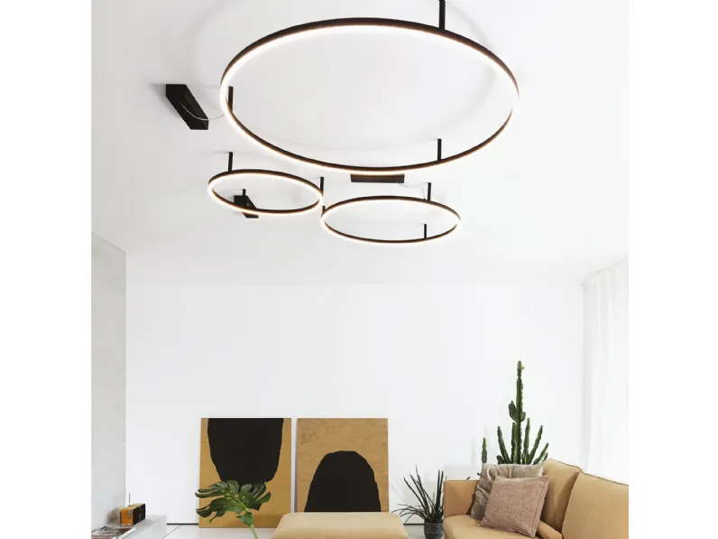 A sospensione Ideal lux Oracle slim Nero a prezzi outlet