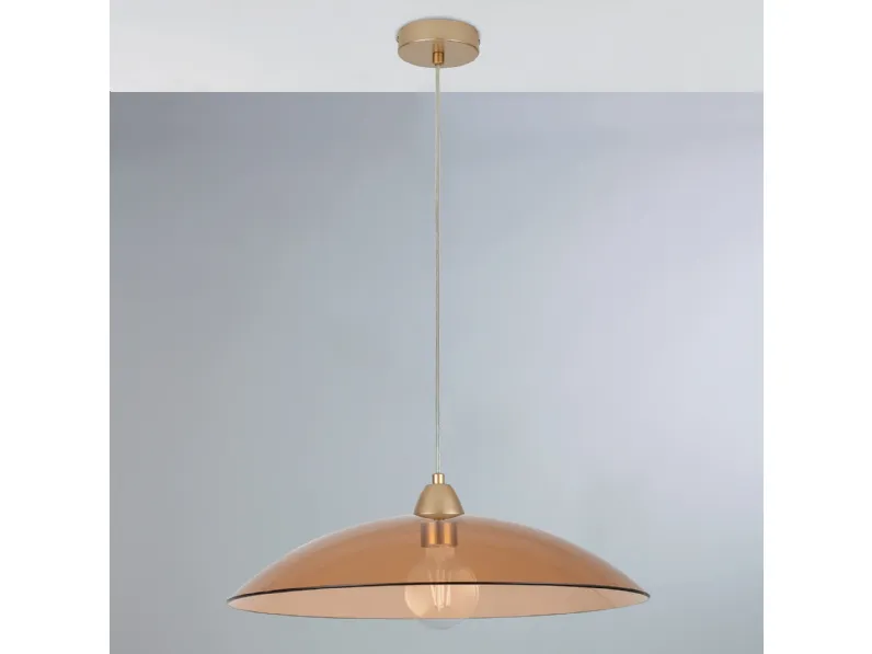 A sospensione Collezione esclusiva Alexander ambra lumicom sospensione Ambra con forte sconto