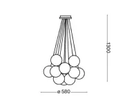 A sospensione Mapa plus sp11 Ideal lux con un ribasso esclusivo