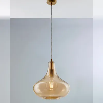 A sospensione Solange ambra leolux sospensione Collezione esclusiva con uno sconto esclusivo