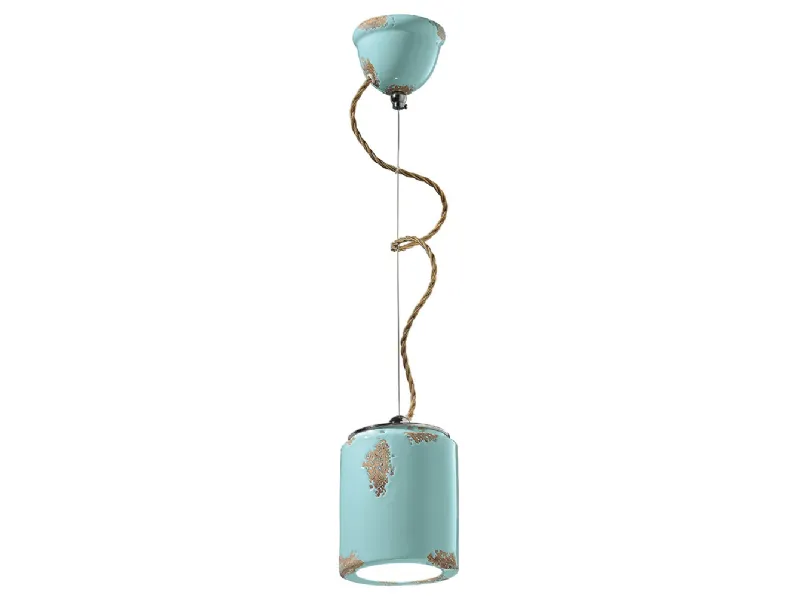 A sospensione stile Rustico Sospensione in ceramica ferroluce c984 Collezione esclusiva a prezzi convenienti