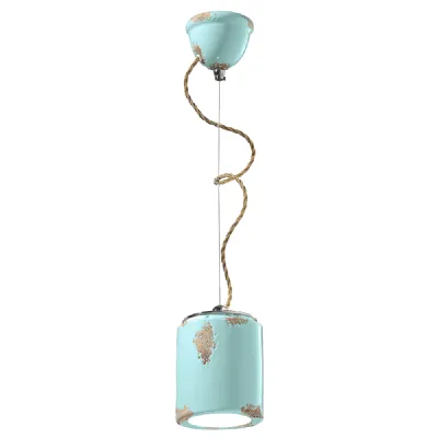 A sospensione stile Rustico Sospensione in ceramica ferroluce c984 Collezione esclusiva a prezzi convenienti