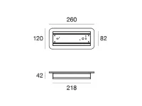 Da parete applique 9669 gemini applique led da parete Linea light con un ribasso esclusivo