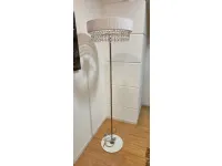 Da parete applique Aplique parete tela bianca e svarowsky Fabbian a prezzo Outlet 