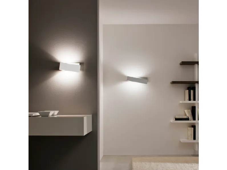 Da parete applique in metallo Zig zag 6986 lampada da parete Linea light a prezzo Outlet
