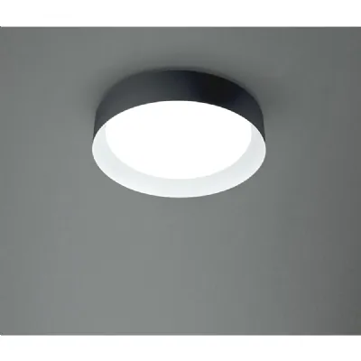 Da soffitto plafoniera Linea light 8294  crew 2  plafonierfa led  Nero in offerta